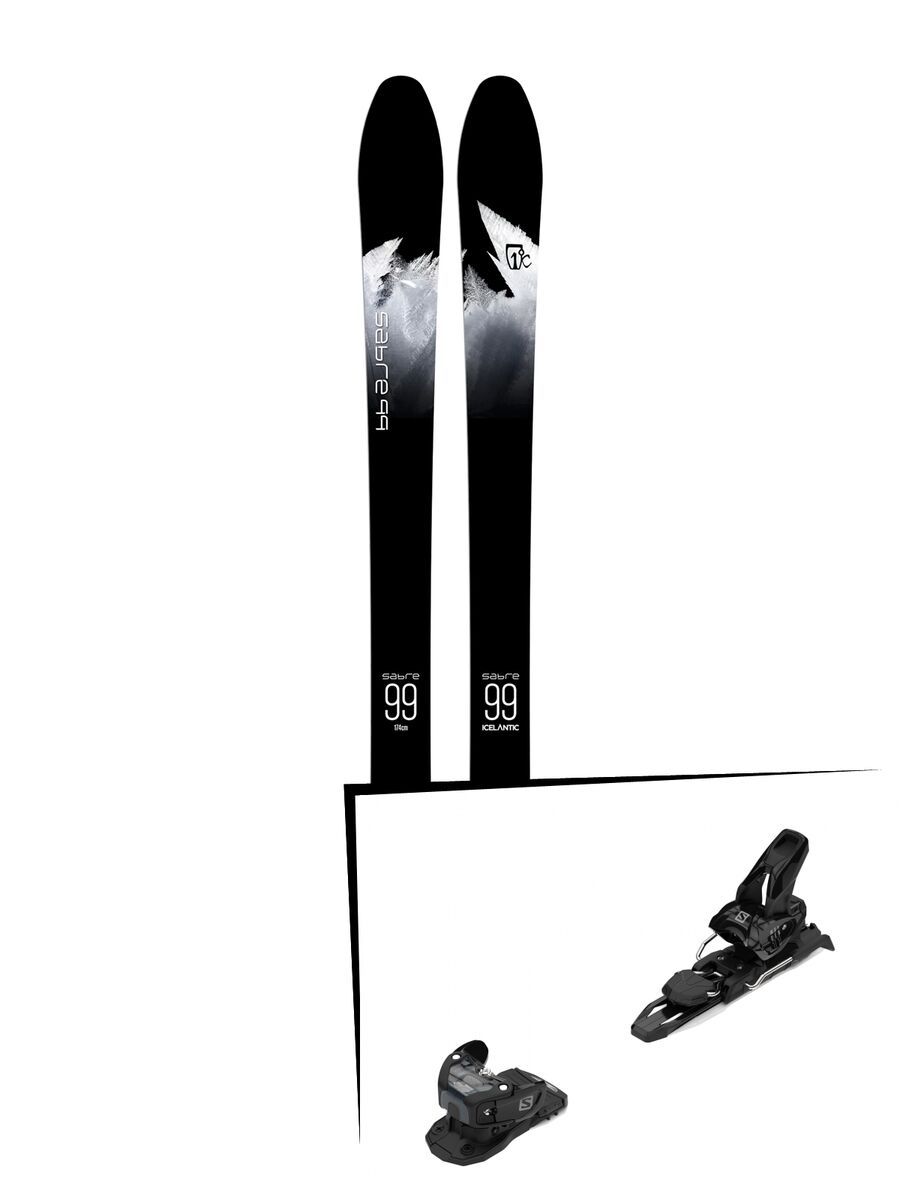 Set: Icelantic Sabre 99 2018 + Salomon Warden MNC 11 black - Bild 1
