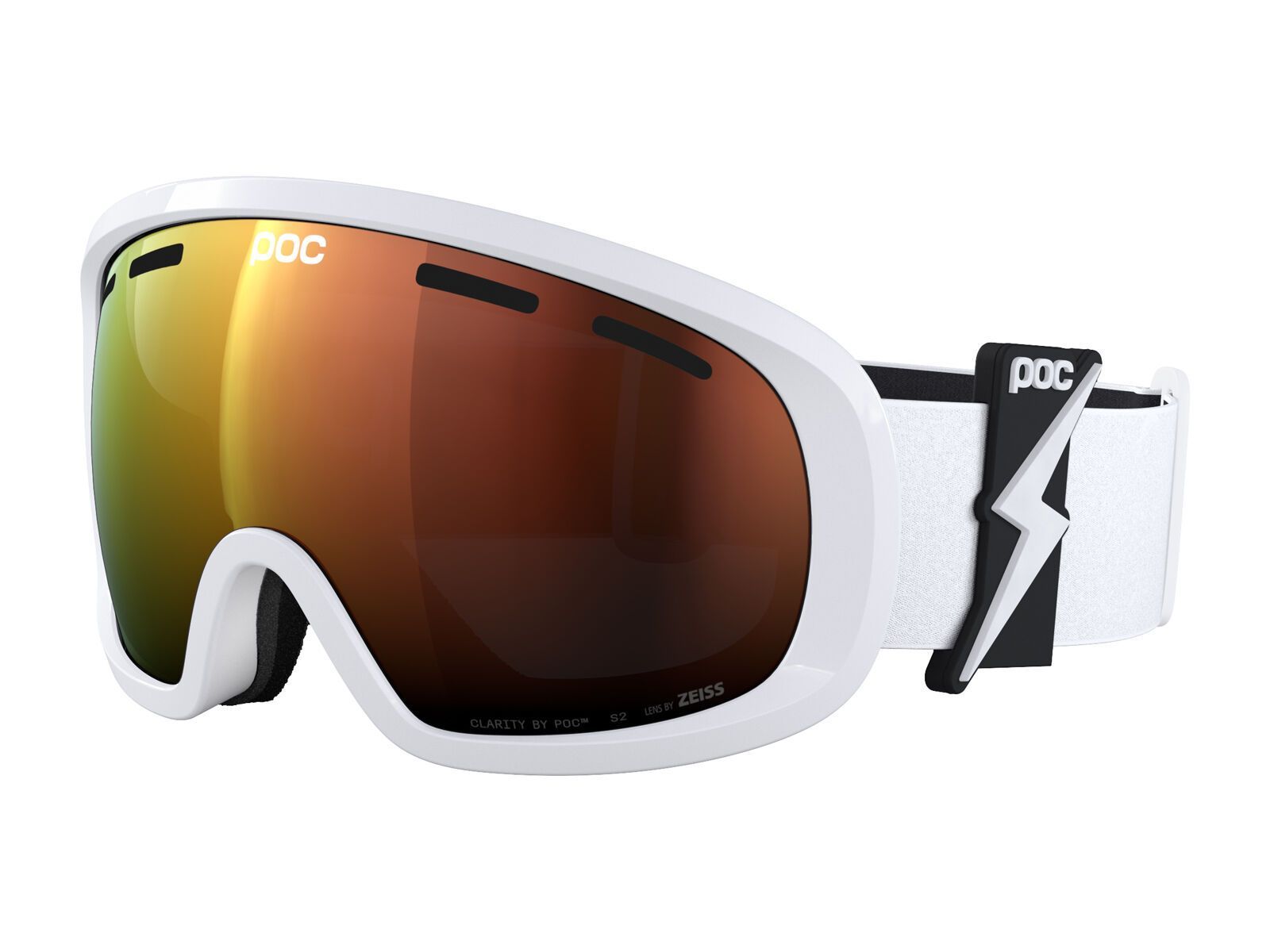 POC Fovea Mid, Clarity Intense Partly Sunny Orange / blixten - Bild 1