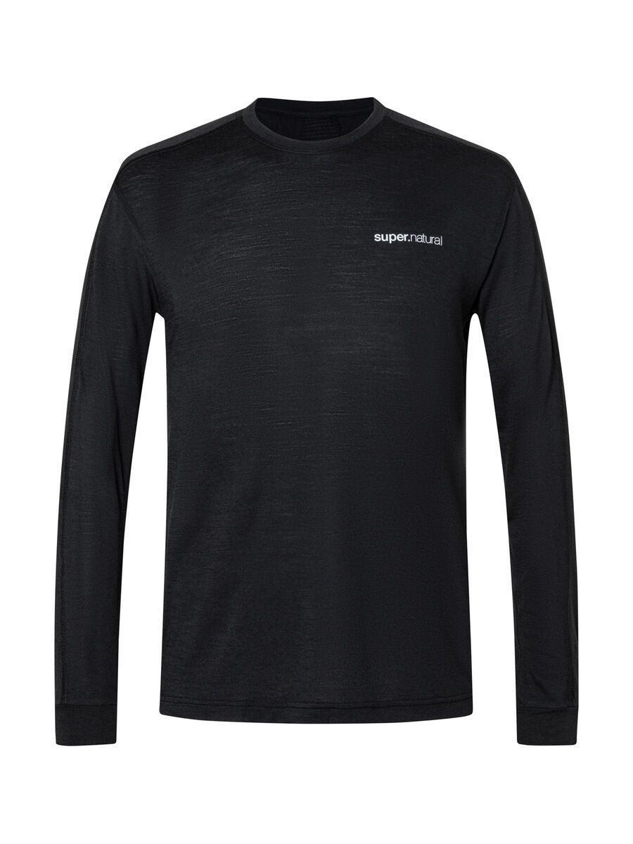 super.natural Alarm Running LS Herren, jet black/jet black - Bild 1