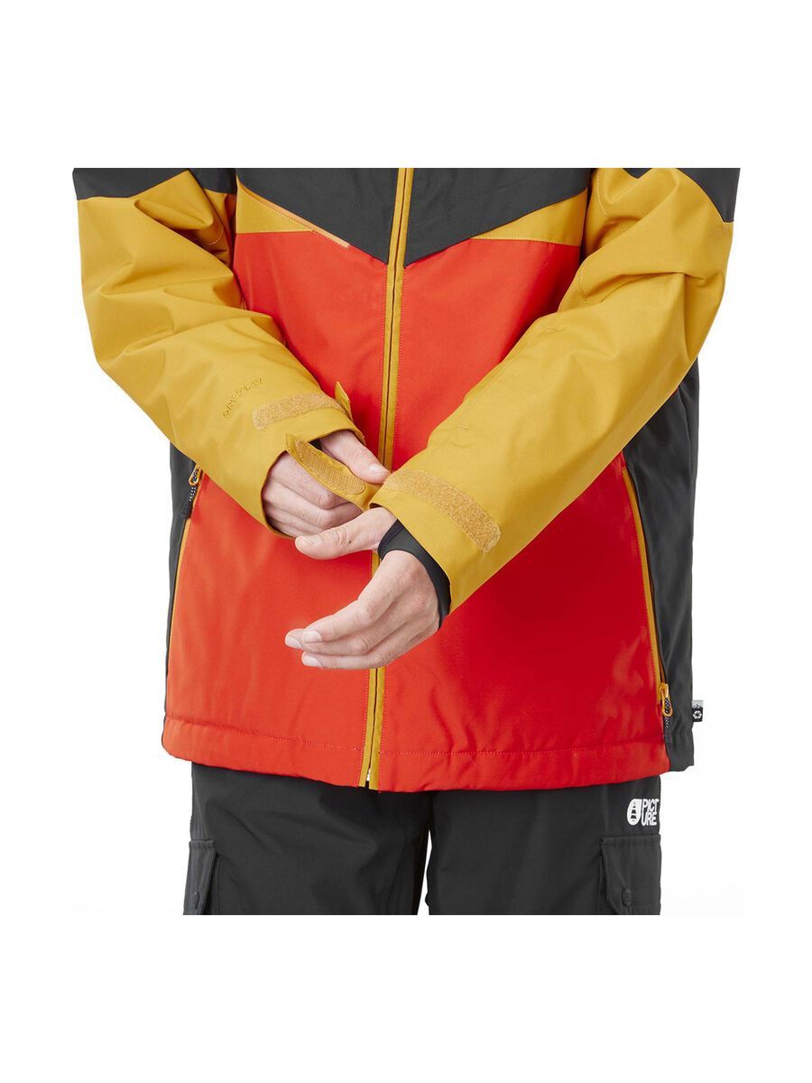 Picture Styler Jacket, black/pumpkin red - Bild 7
