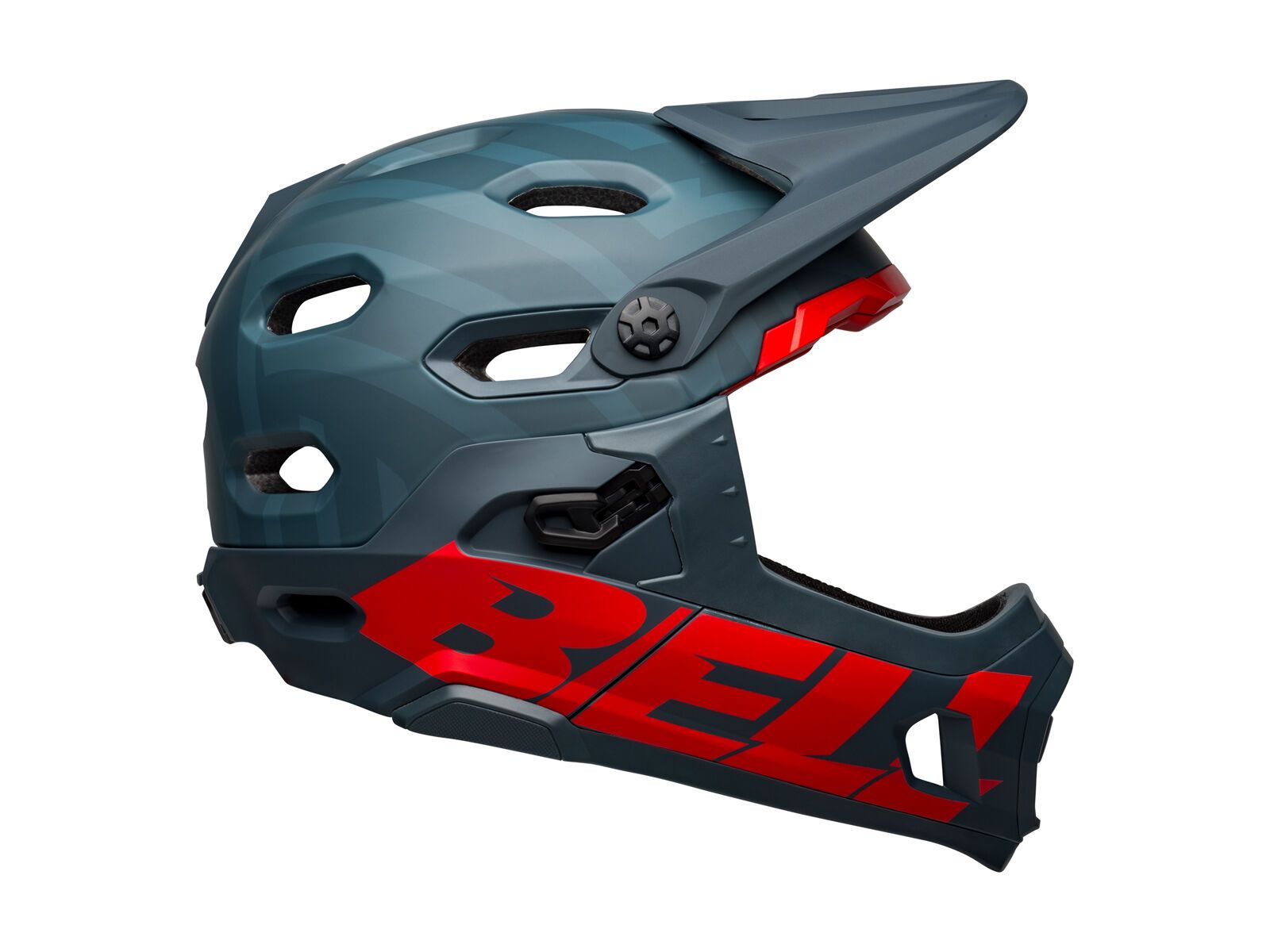 Bell Super DH Spherical MIPS, prime matte blue/crimson - Bild 3