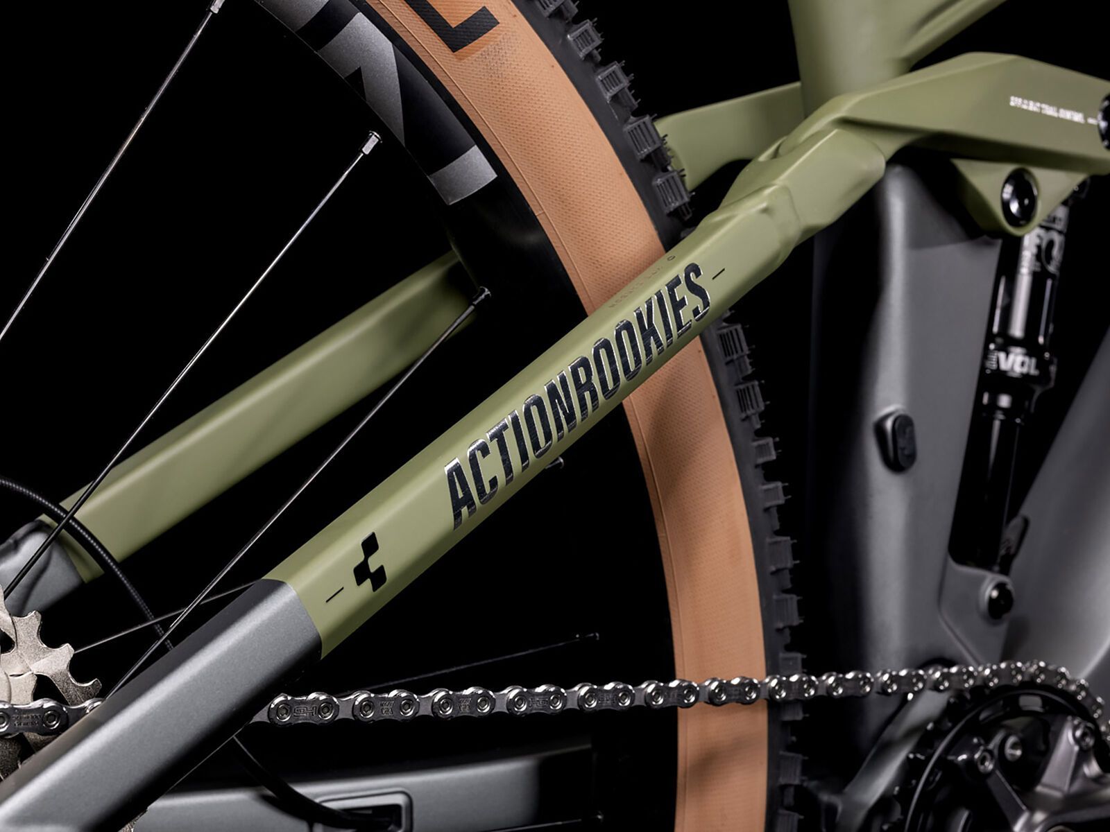 Cube Stereo 140 HPC Rookie, flashgrey´n´olive - Bild 5