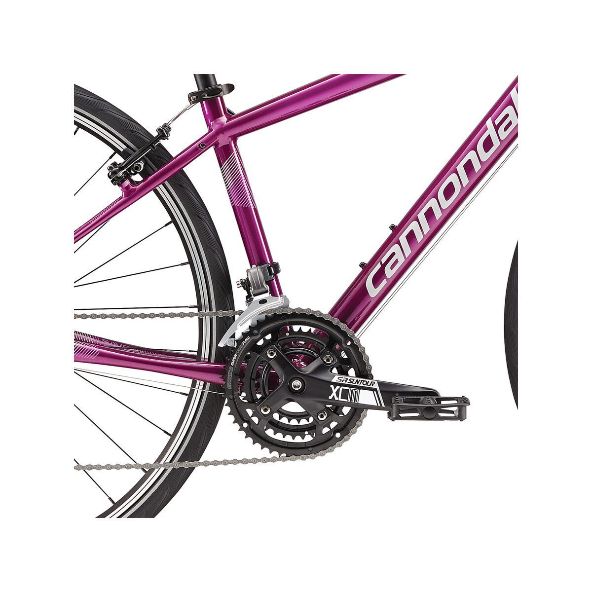 Cannondale Quick 6 Women's, road purple w/ primer and orchid, reflective detail, gloss - PUR - Bild 3