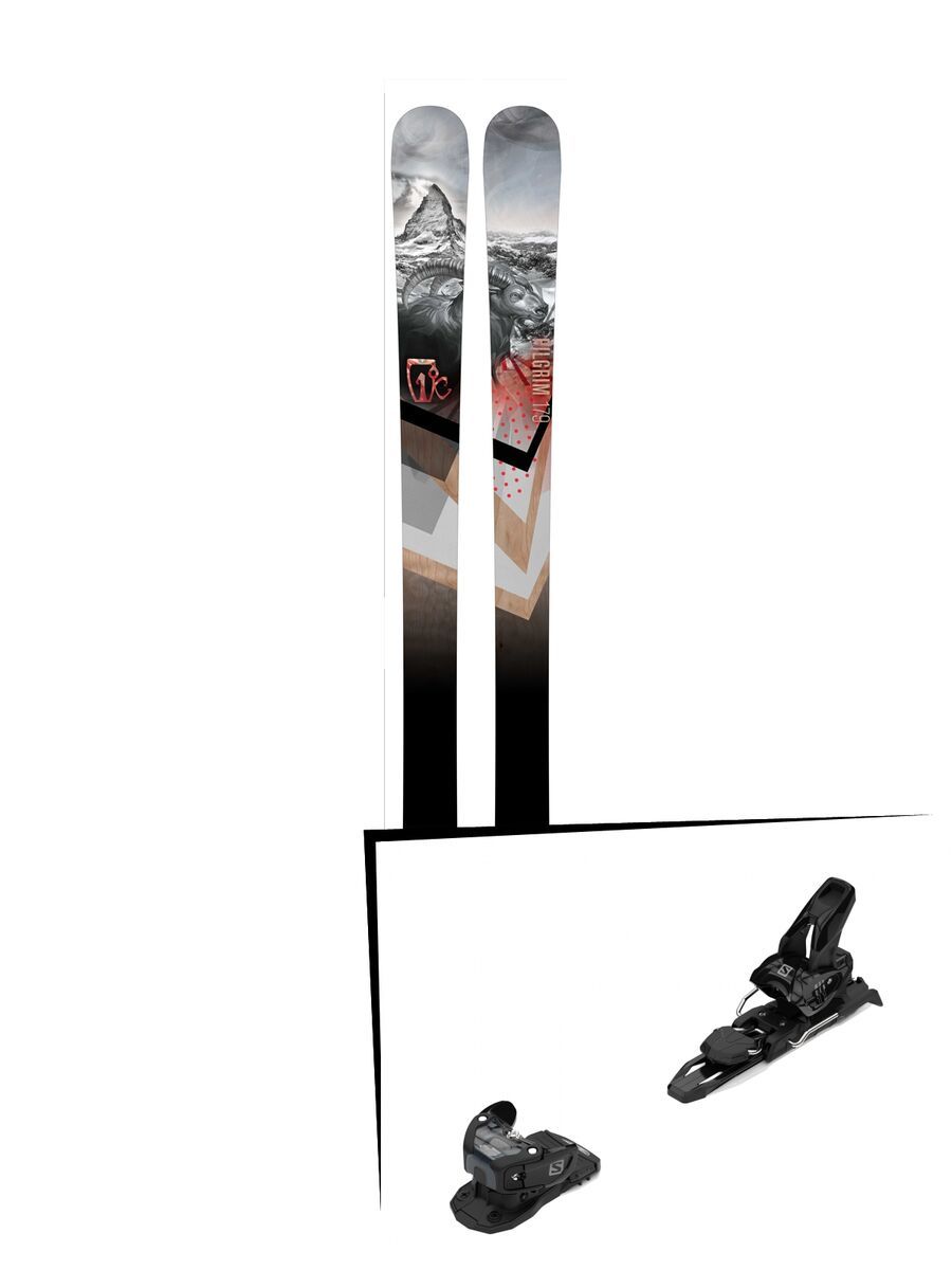 Set: Icelantic Pilgrim 2016 + Salomon Warden MNC 11 (2212332) - Bild 1