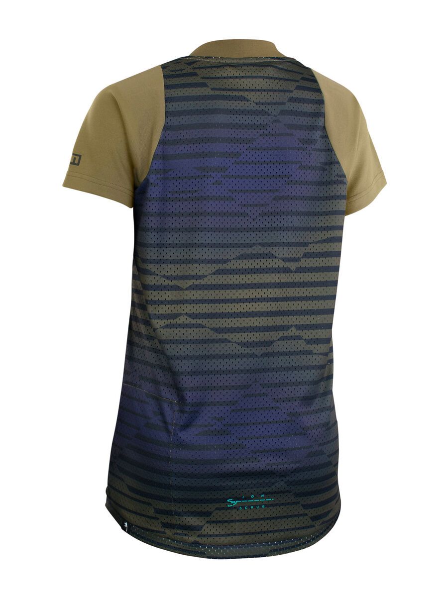 ION MTB Jersey Short Sleeve Scrub Women, dark-mud - Bild 2