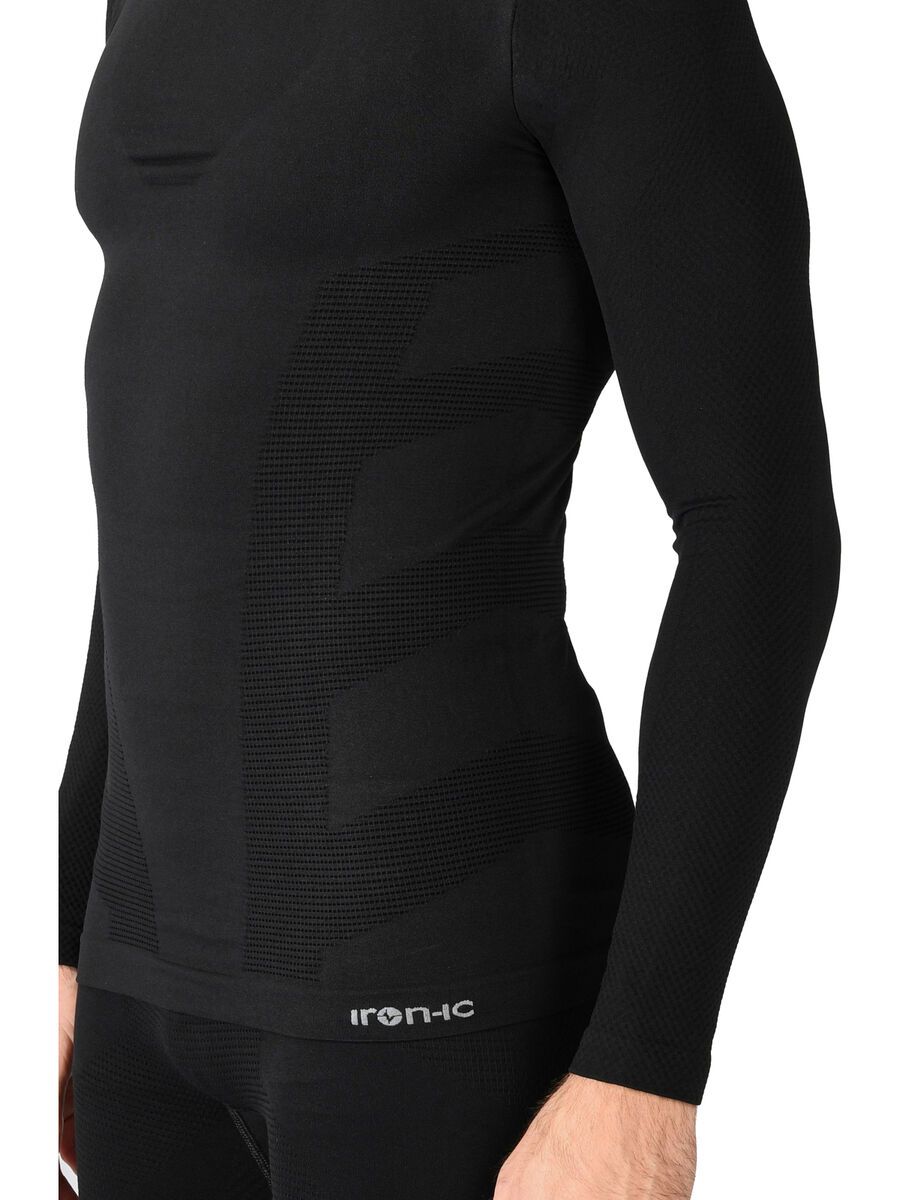 Iron-ic Long-Sleeve T-Shirt Thermic - Man, black - Bild 4
