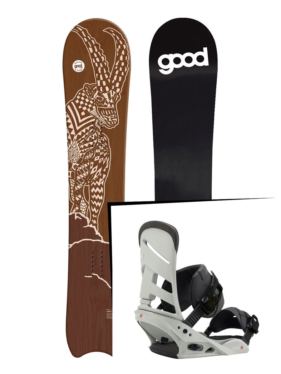 Set: goodboards Capra 2017 + Burton Mission (1712876S) - Bild 1