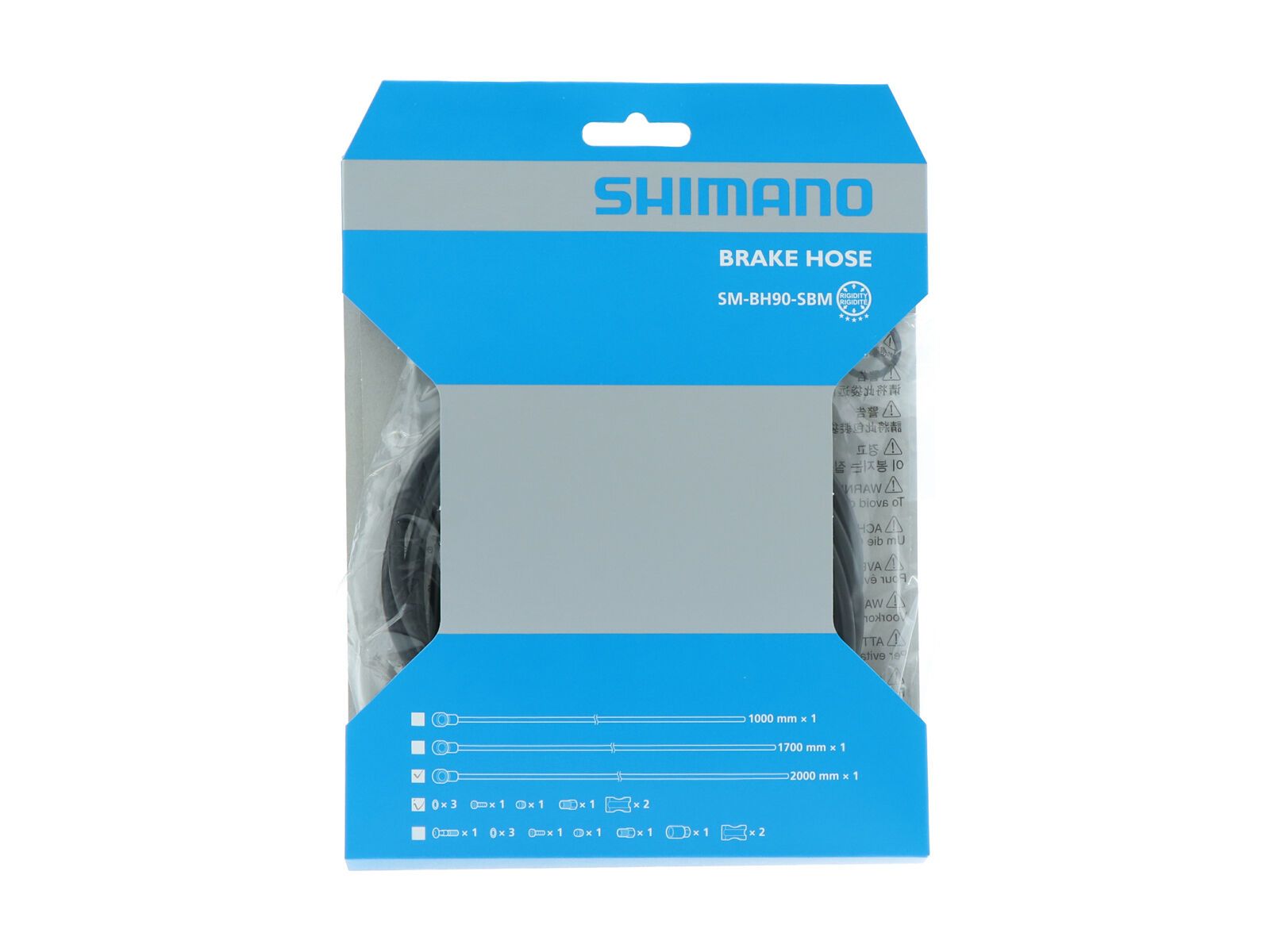 Shimano Deore XTR SM-BH90-SBM - 2.000 mm, schwarz - Bild 1