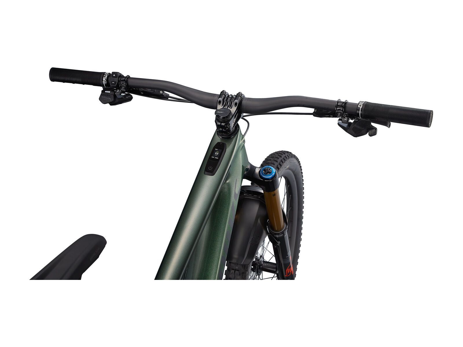 Specialized S-Works Turbo Kenevo SL, oak green metallic/black - Bild 5