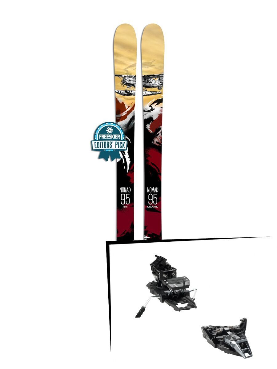 Set: Icelantic Nomad 95 2018 + Dynafit ST Rotation 10 black - Bild 1