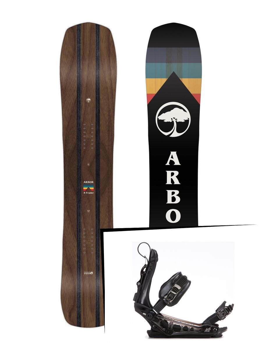 Set: Arbor A-Frame 2019 + K2 Cinch TX black - Bild 1