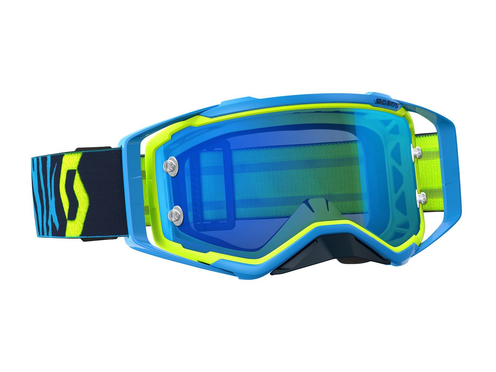 Scott Goggle Prospect, blue/yellow/Lens: electric blue chrome - Bild 1