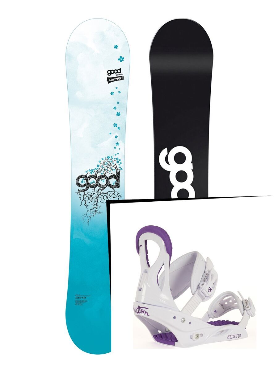 Set: goodboards Chiller Women 2017 + Burton Stiletto Disc (1712939S) - Bild 1