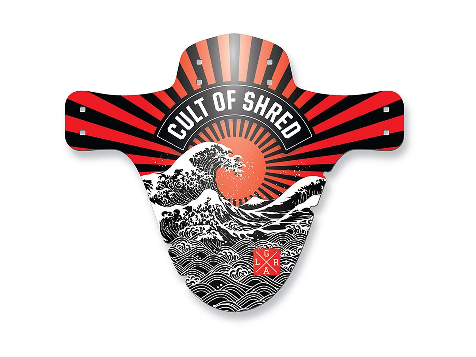 Loose Riders Mudguard Rising Sun, multicolor - Bild 1