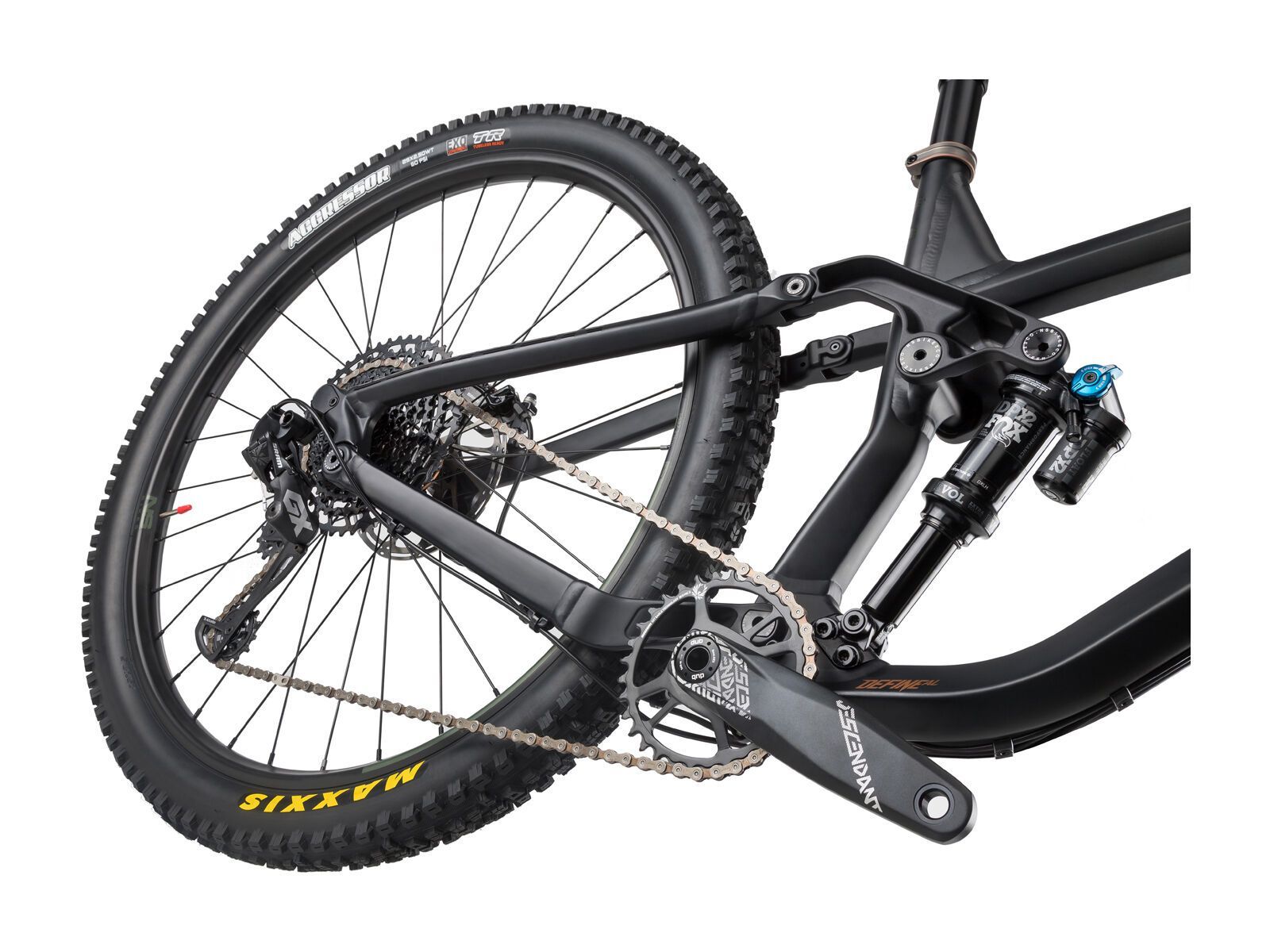 NS Bikes Define AL 150, black/green - Bild 6