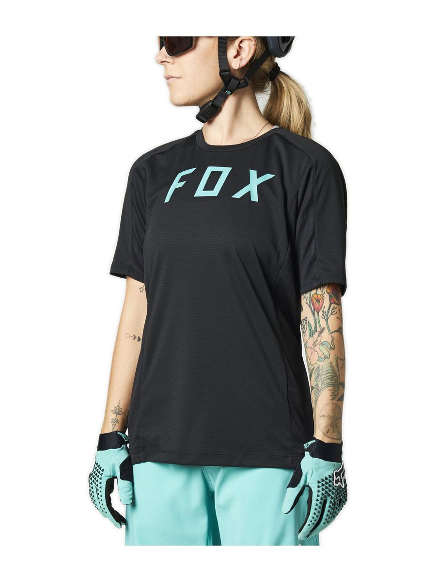 Fox Womens Defend SS Jersey, black - Bild 3