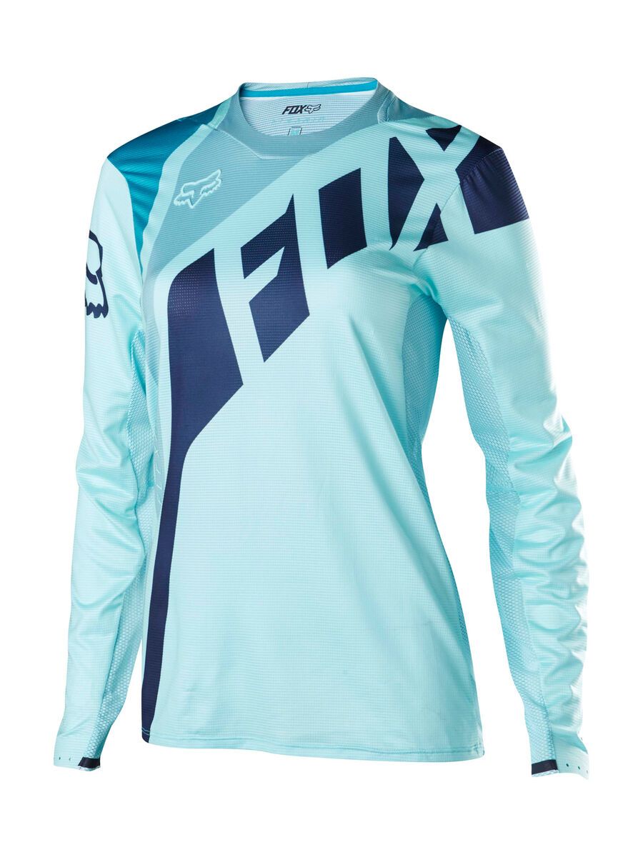 Fox Womens Flexair Seca LS Jersey, ice blue - Bild 1