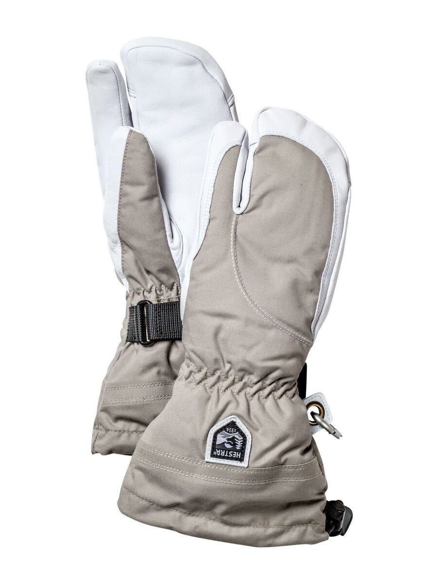 Hestra Heli Ski Female 3 Finger, khaki/offwhite - Bild 1