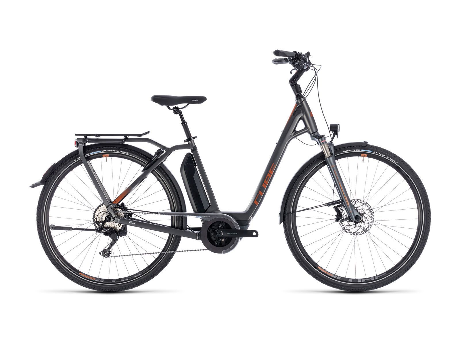 Cube Town Hybrid Sport Pro 500 Easy Entry, grey´n´copper - Bild 1