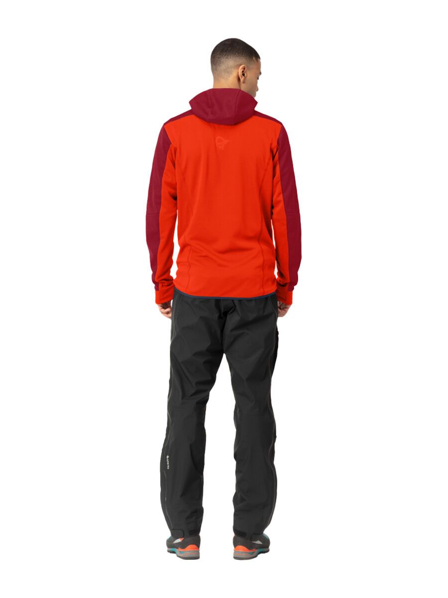 Norrona falketind warm2 Octa Hood M's, arednalin/rhubarb - Bild 5