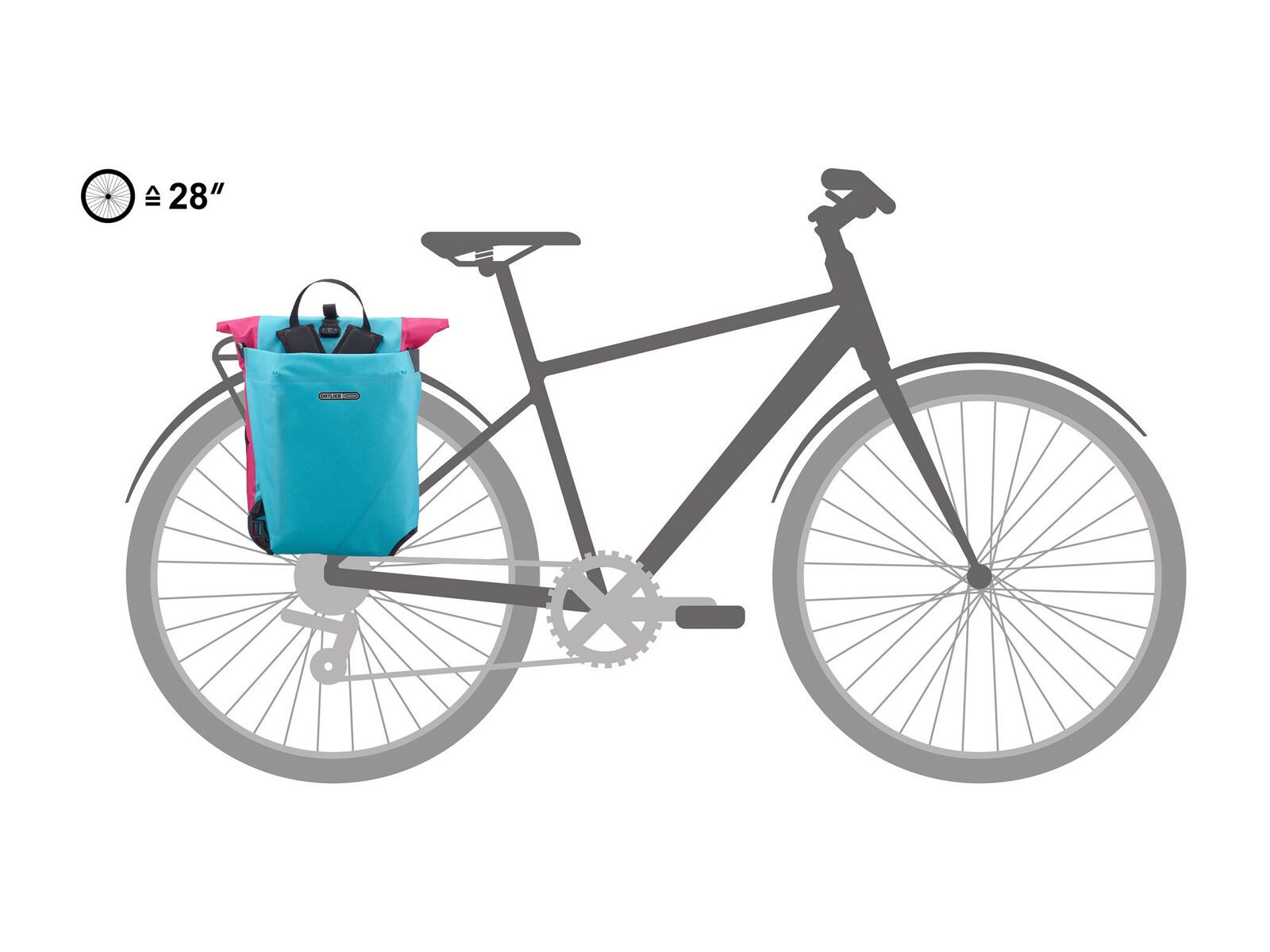 ORTLIEB Vario Cyber 26 L, blue/pink - Bild 13