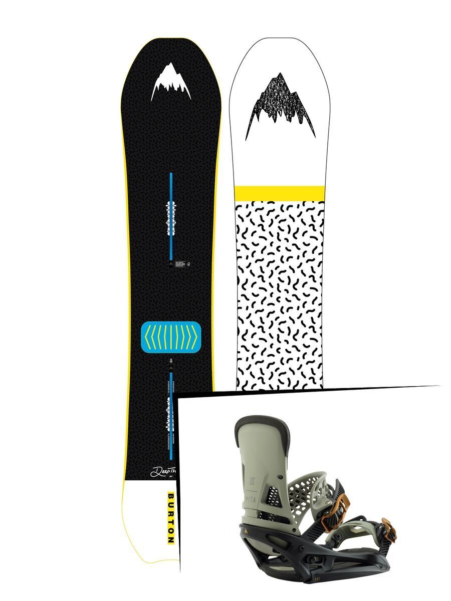 Set: Burton Deep Thinker 2019 +  Malavita EST (2218363S) - Bild 1