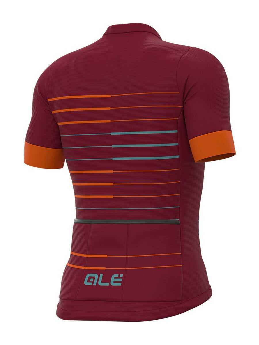 Ale Ergo Jersey, masai red-turquoise - Bild 2