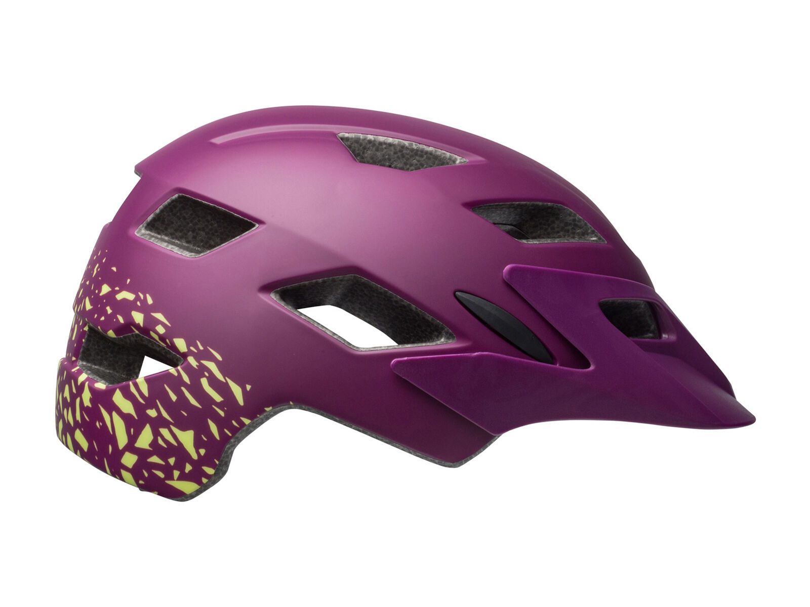 Bell Sidetrack Youth MIPS, matte plum/pear fragments - Bild 4