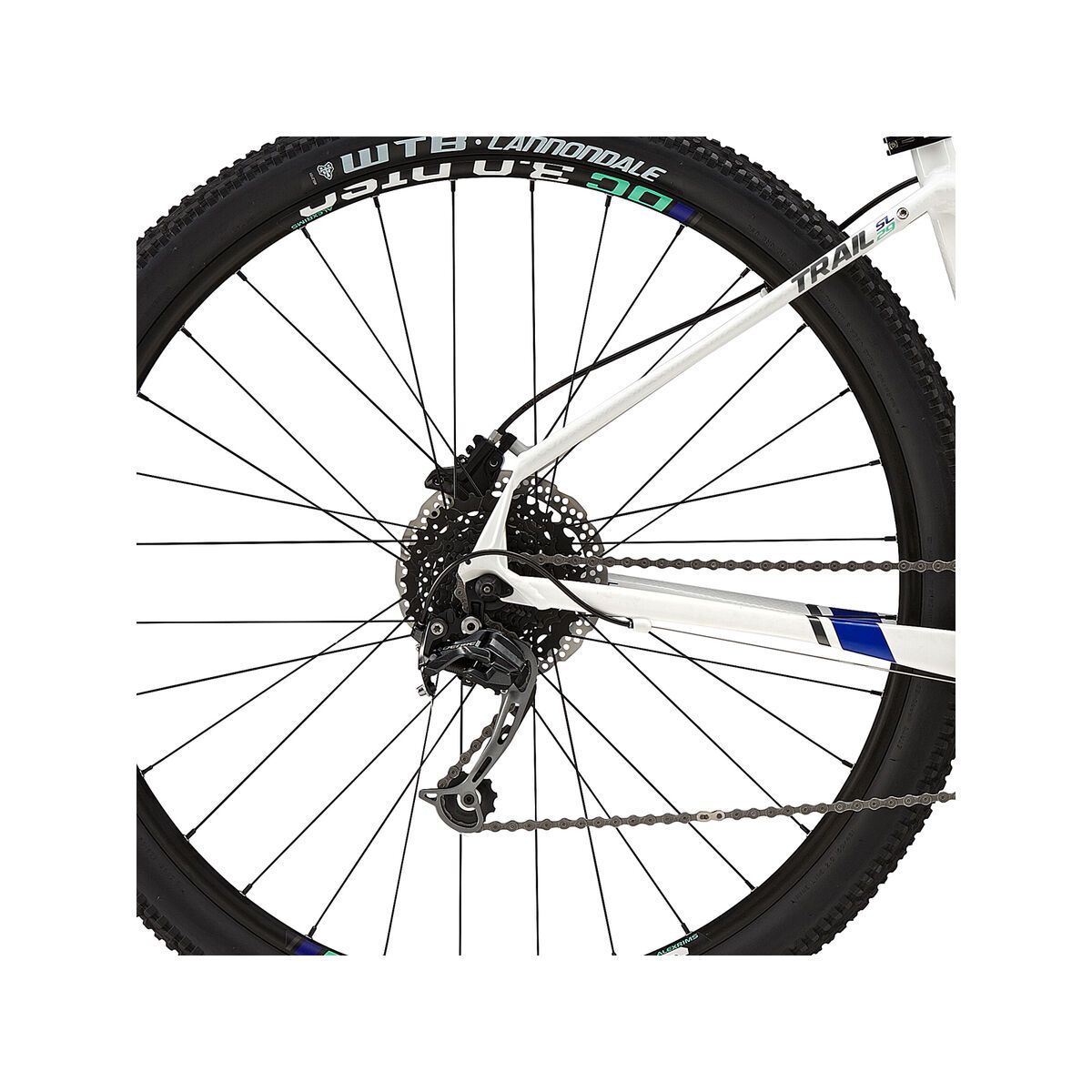 Cannondale Trail SL 29 Womens 3, magnesium white with tropics, abyss blue and let black, gloss - Bild 4