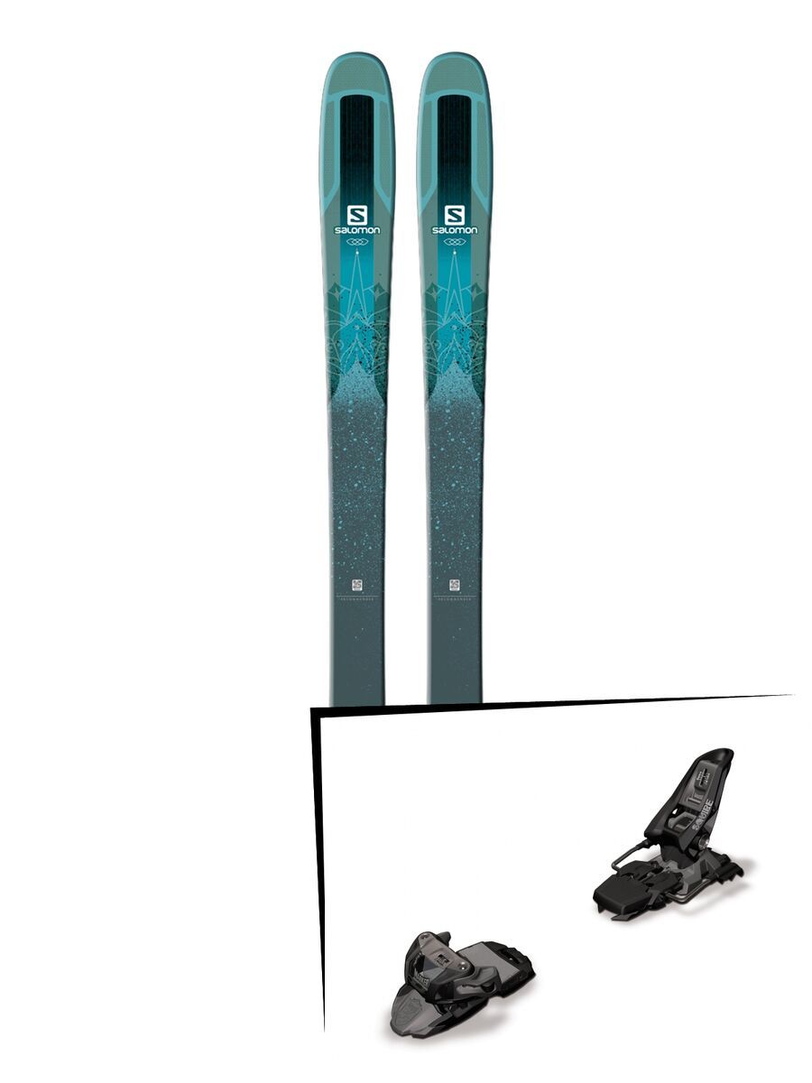 Set: Salomon QST Lumen 99 2018 + Marker Squire 11 black anthracite - Bild 1