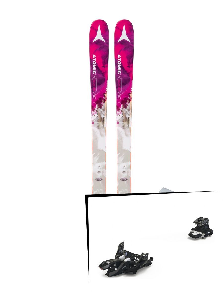 Set: Atomic Backland 85 W + Skin 2018 + Marker Alpinist 12 black/titanium - Bild 1