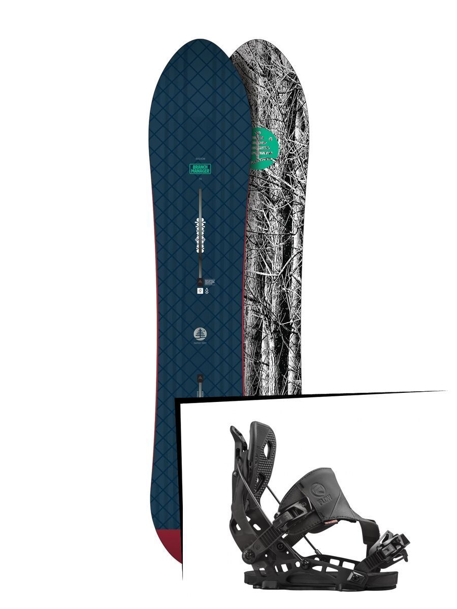 Set: Burton Branch Manager 2017 + Flow NX2 Hybrid (1513124S) - Bild 1