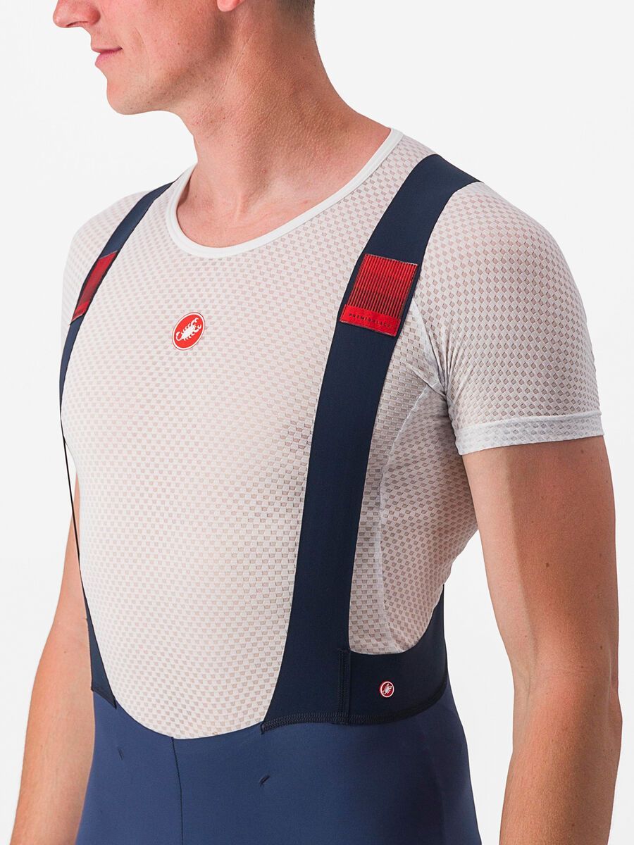 Castelli Premio Black Bibshort LTD Edition, belgian blue/metallic silver - Bild 5