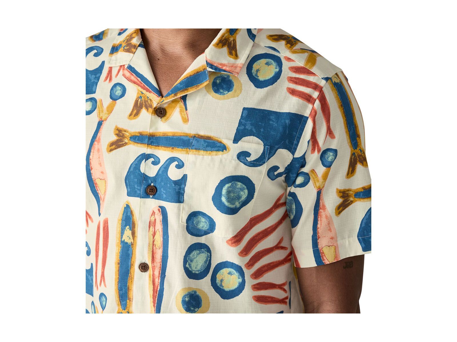 Patagonia Men's Tidal Threads Camp Shirt Sardines, natural - Bild 7