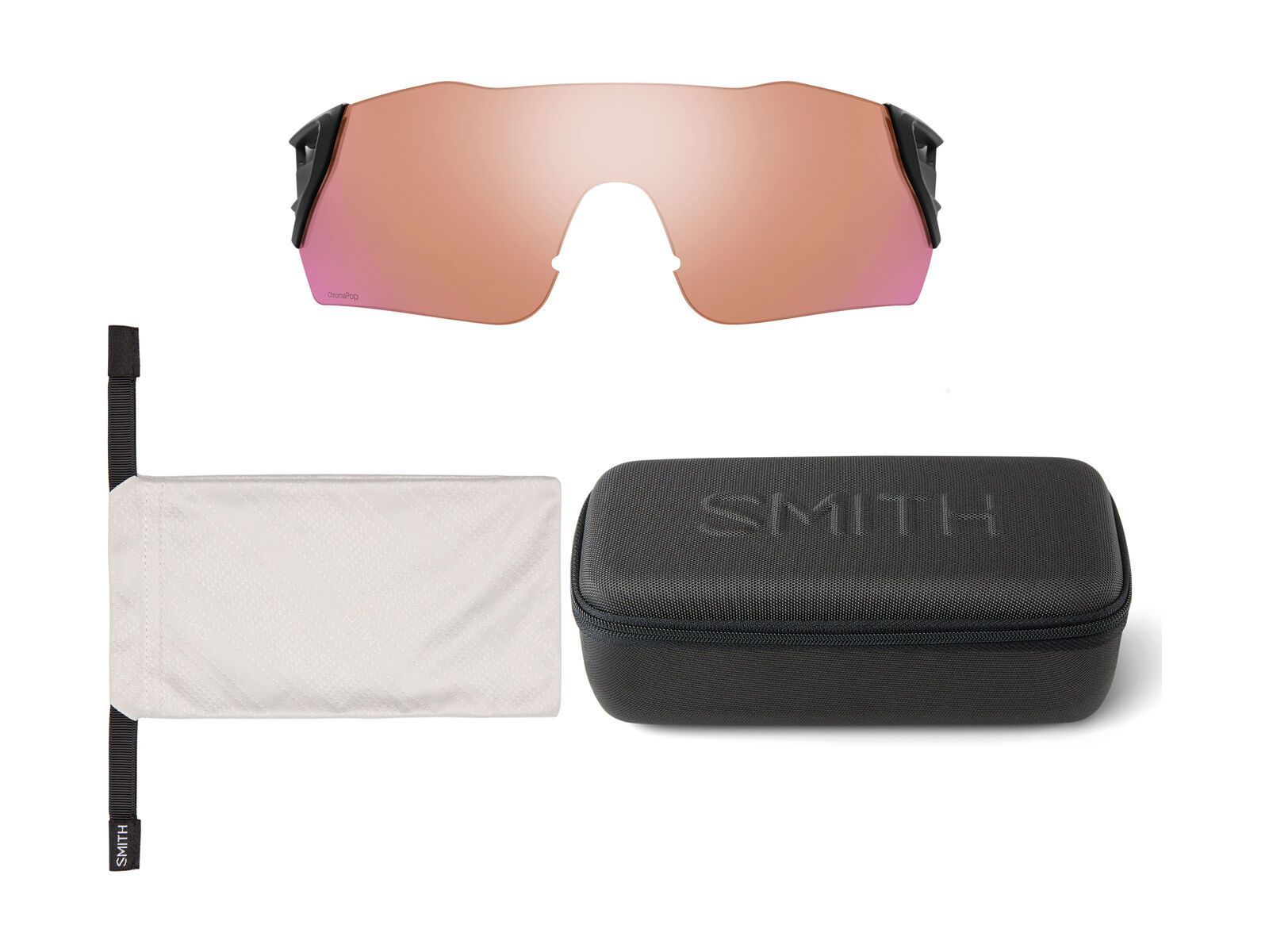 Smith Attack MAG - ChromaPop Sun Red Mirror, matte white - Bild 4