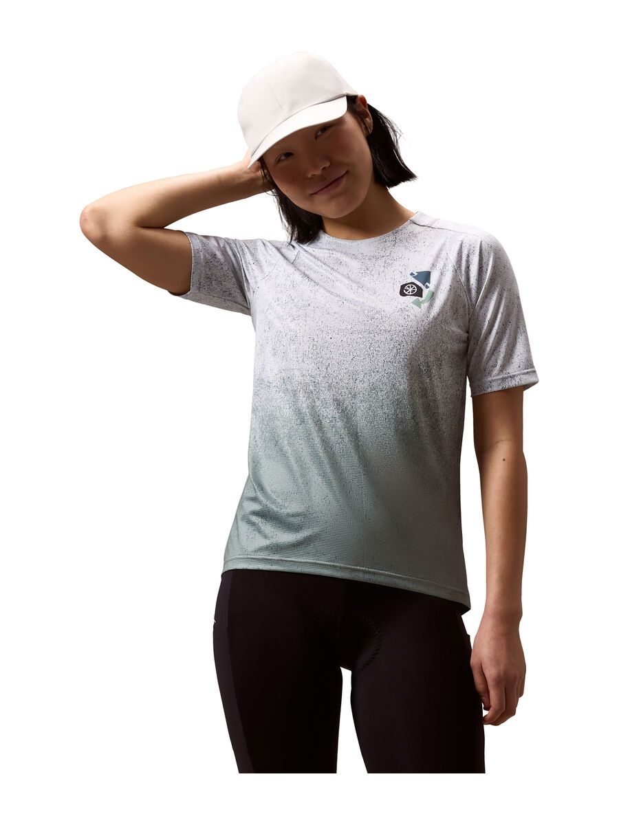 Endura Damen Singletrack Kurzärmeliges Bedrucktes T-Shirt, aero blue - Bild 3