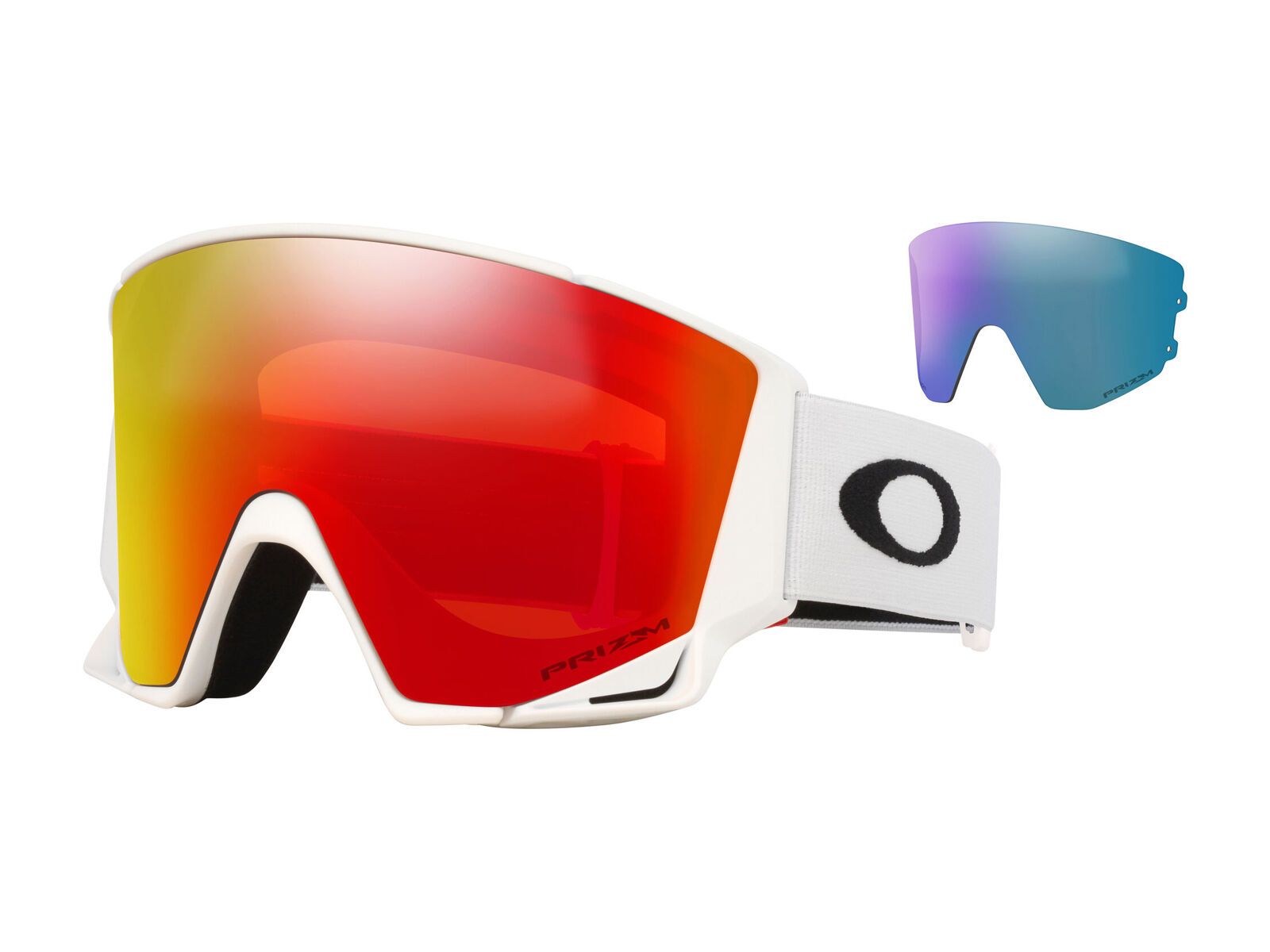 Oakley Flow Scape L, Prizm Snow Torch Iridium & Iced / matte white - Bild 1