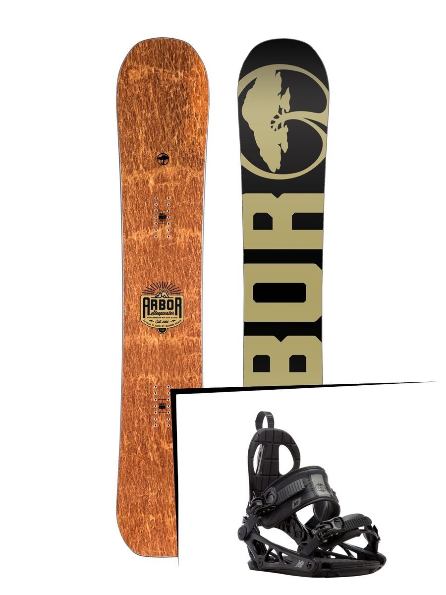 Set: Arbor Steepwater 2017 + K2 Cinch CTC (1728774S) - Bild 1
