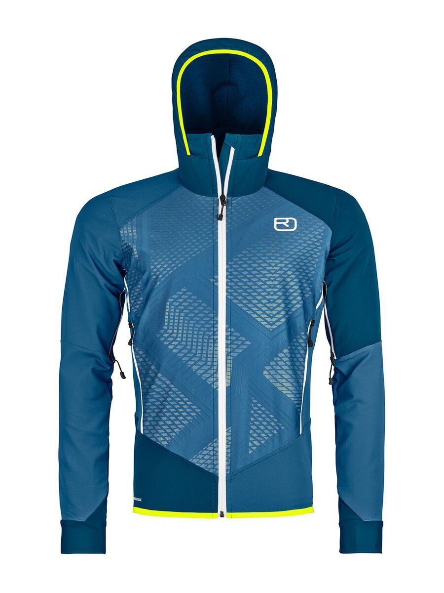 Ortovox Merino Naturtec Light Col Becchei Jacket M, mountain blue - Bild 1