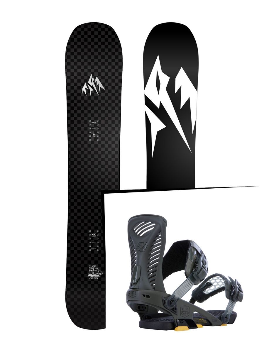 Set: Jones Carbon Flagship 2017 + Ride Capo (1178170S) - Bild 1