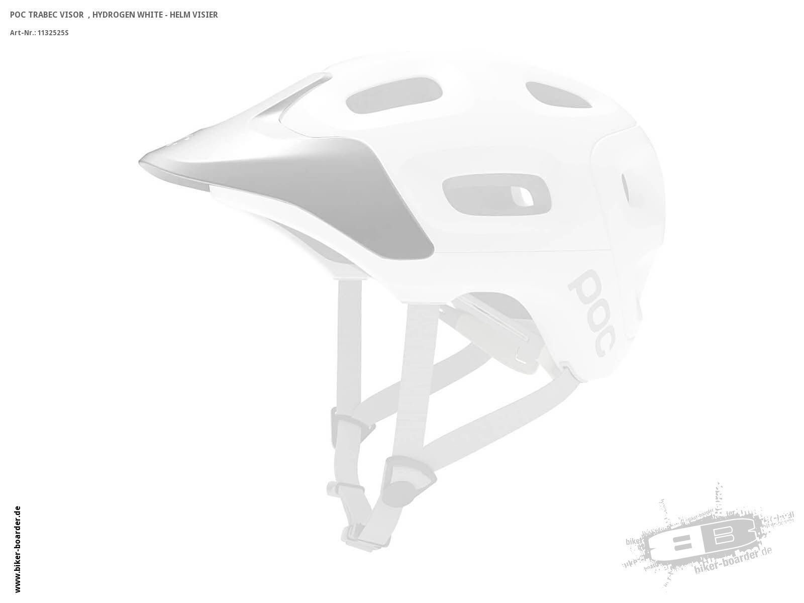 POC Trabec Visor, Hydrogen White - Bild 1