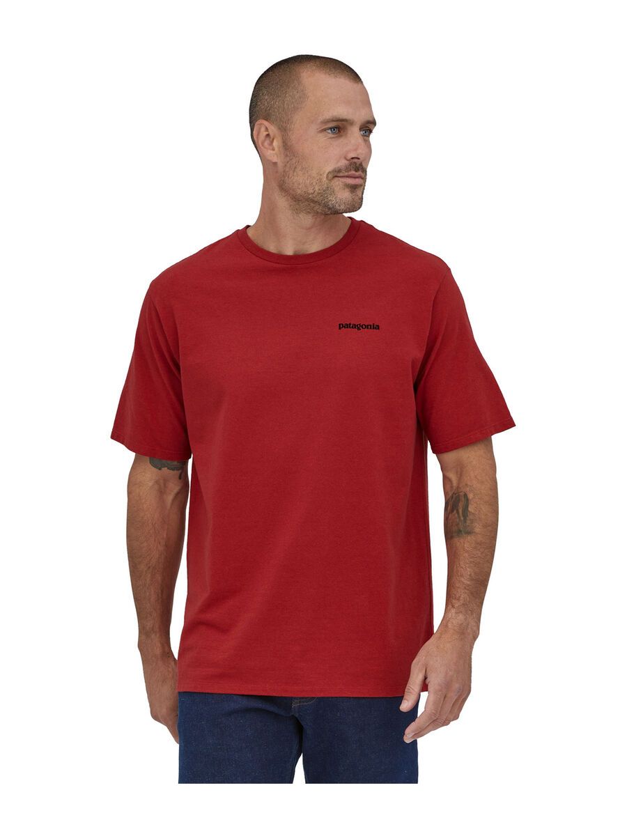 Patagonia Men's P-6 Logo Responsibili-Tee, sumac red - Bild 2