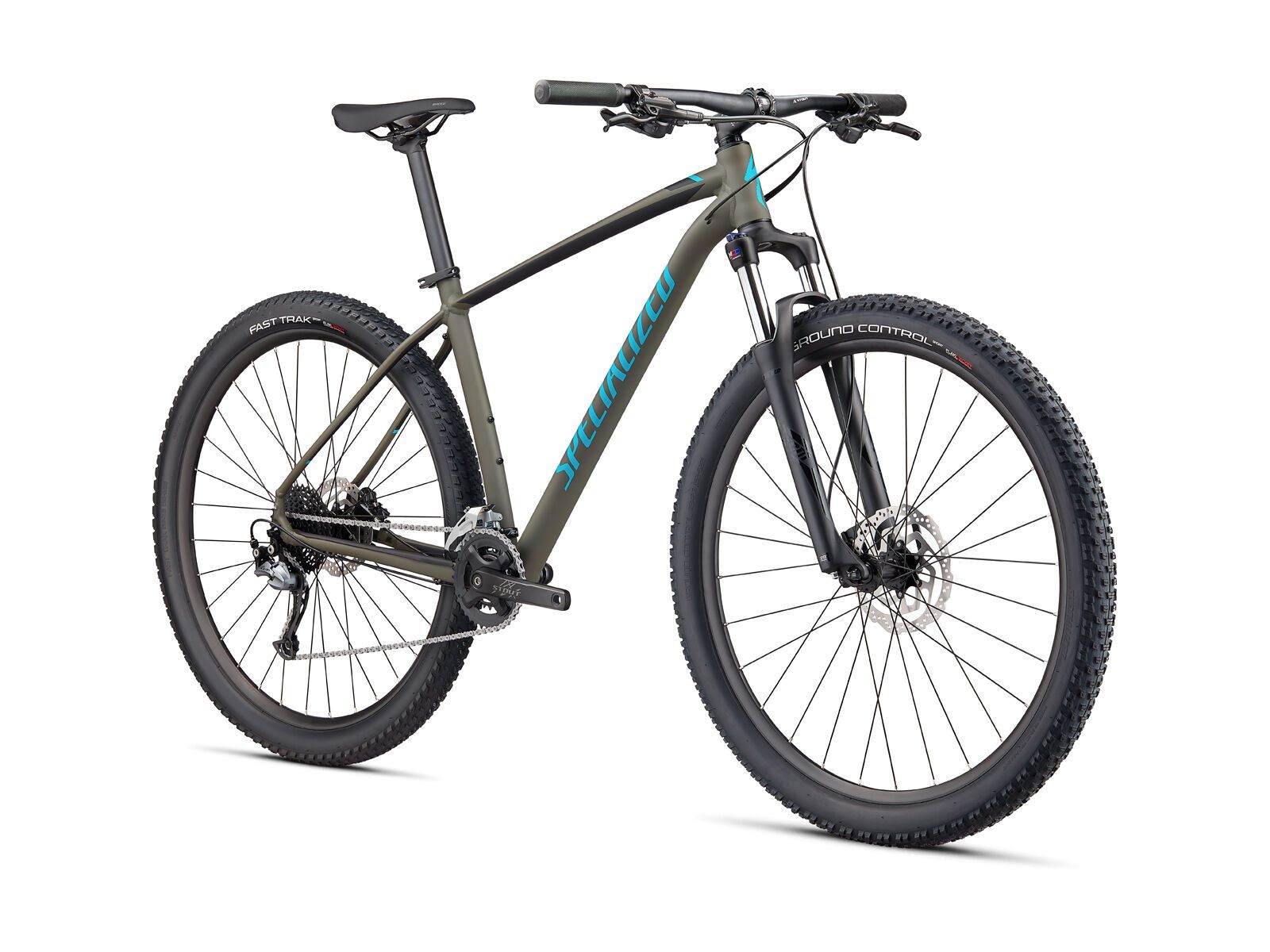 Specialized Rockhopper Comp 2x, satin oak green/aqua - Bild 2
