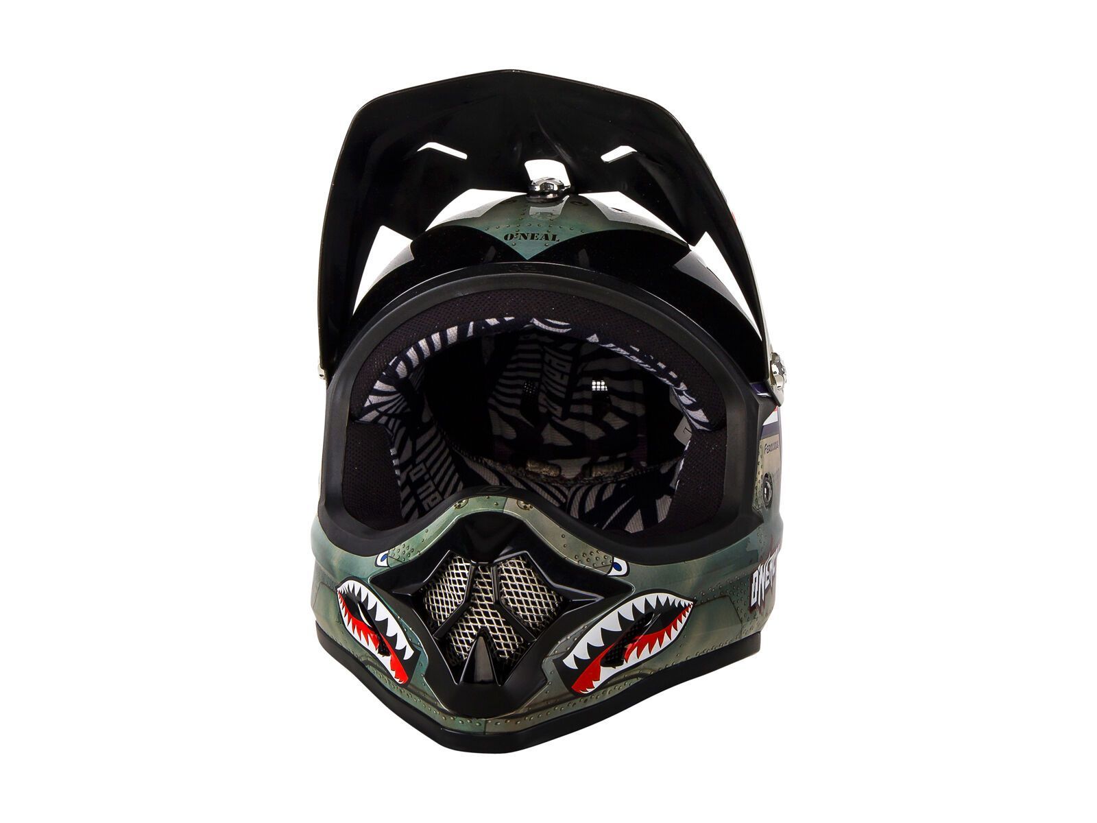 ONeal Backflip Fidlock Helmet RL2 Wingman, metal/white - Bild 2