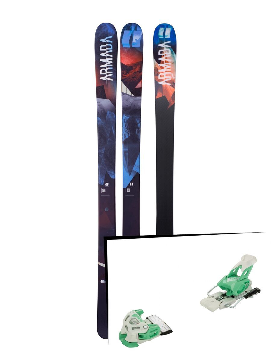 Set: Armada Invictus 99 Ti 2018 + Tyrolia Attack 12 solid white mint - Bild 1