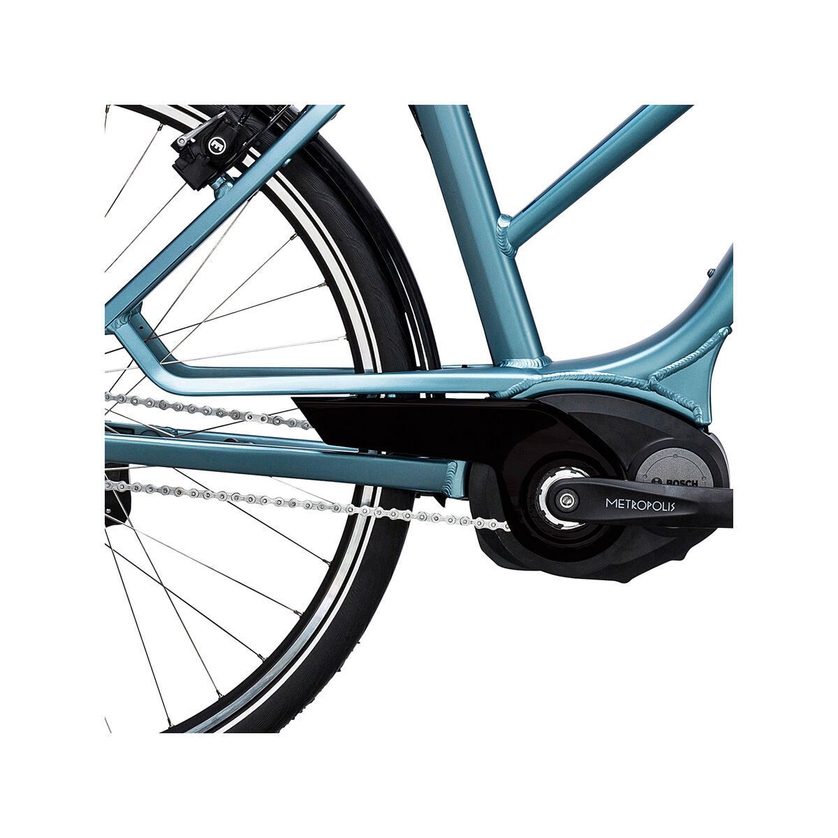 Cube Travel Hybrid ONE 400 Trapeze, bluegreen´n´blue - Bild 3