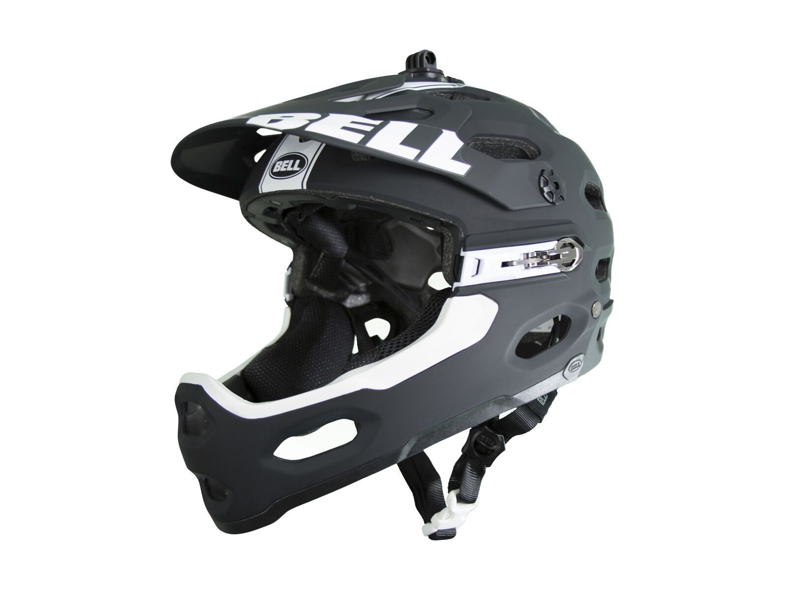 Bell Super 2R, matte black/white viper - Bild 1