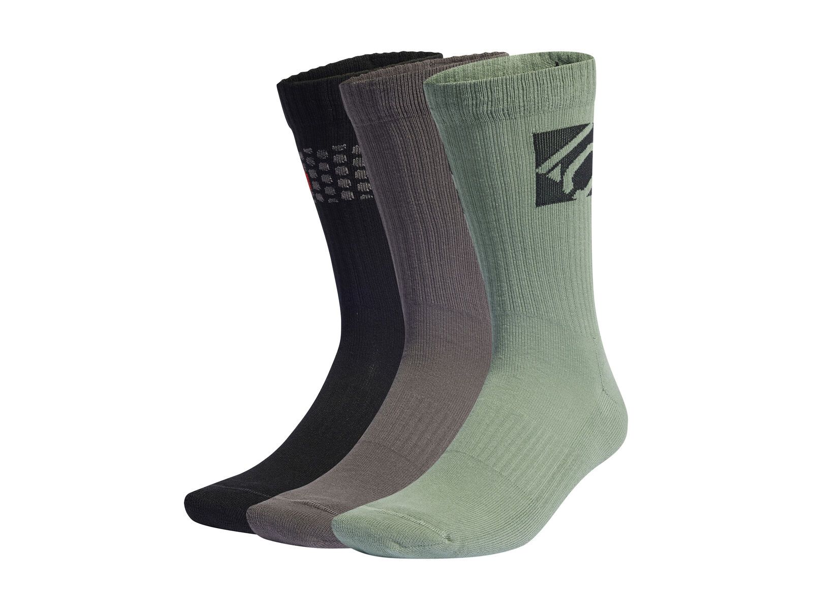 Five Ten Crew Socken (3er Pack), black/silver green/charcoal - Bild 1