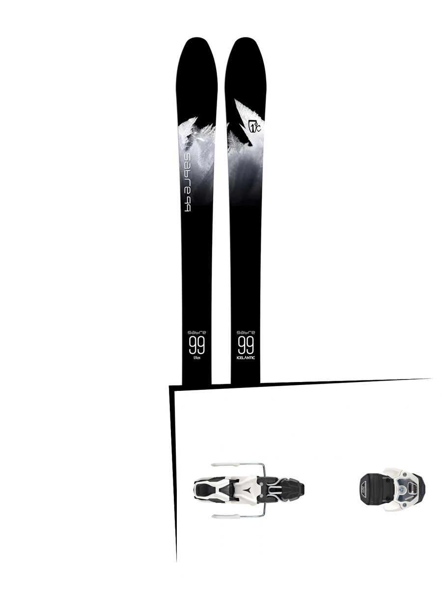 Set: Icelantic Sabre 99 2018 + Atomic Warden MNC 11 white - Bild 1