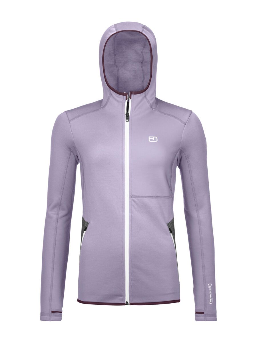 Ortovox Merino Fleece Hoody W, lush lavender - Bild 1